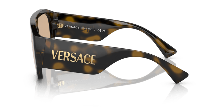 0VE4439 - Versace - (Havana) Light Brown - 33 - 133 - 145 MM - Ardor Eyewear 8056597785297