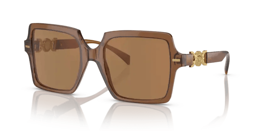 0VE4441 - Versace - (Transparent Brown) Brown Orange Metallic - 55 - 20 - 140 MM - Ardor Eyewear 8056597835428