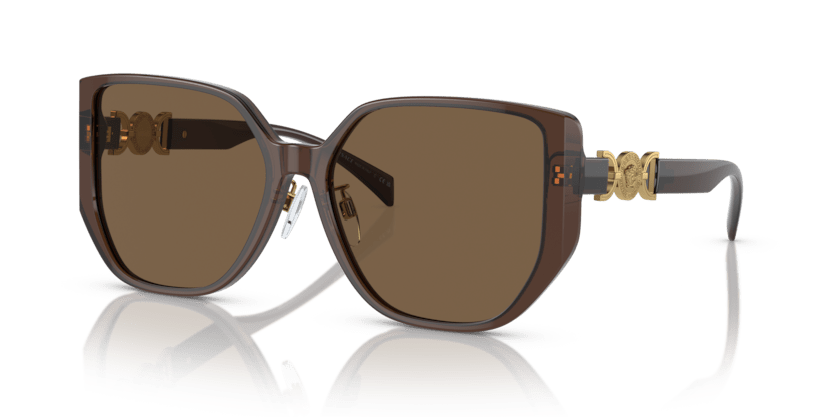 0VE4449D - Versace - (Transparent Brown) Dark Brown - 58 - 16 - 140 MM - Ardor Eyewear 8056597853125