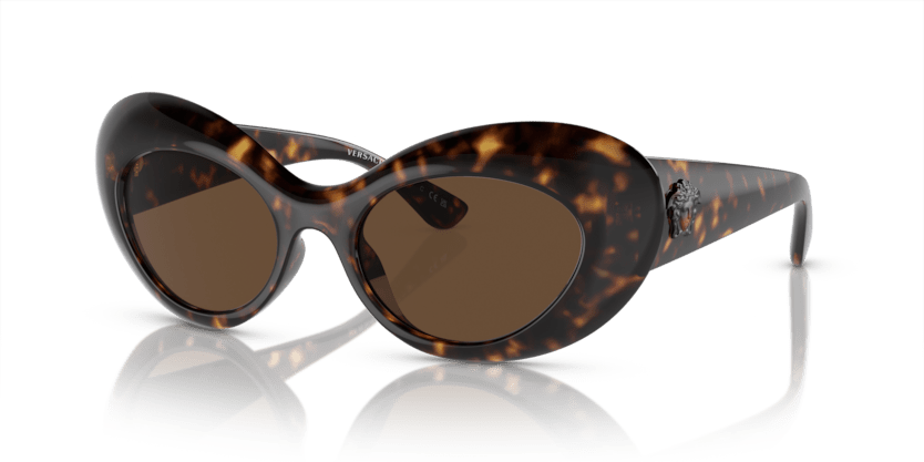 0VE4456U - Versace - (Havana) Dark Brown - 52 - 19 - 140 MM - Ardor Eyewear 8056597921091