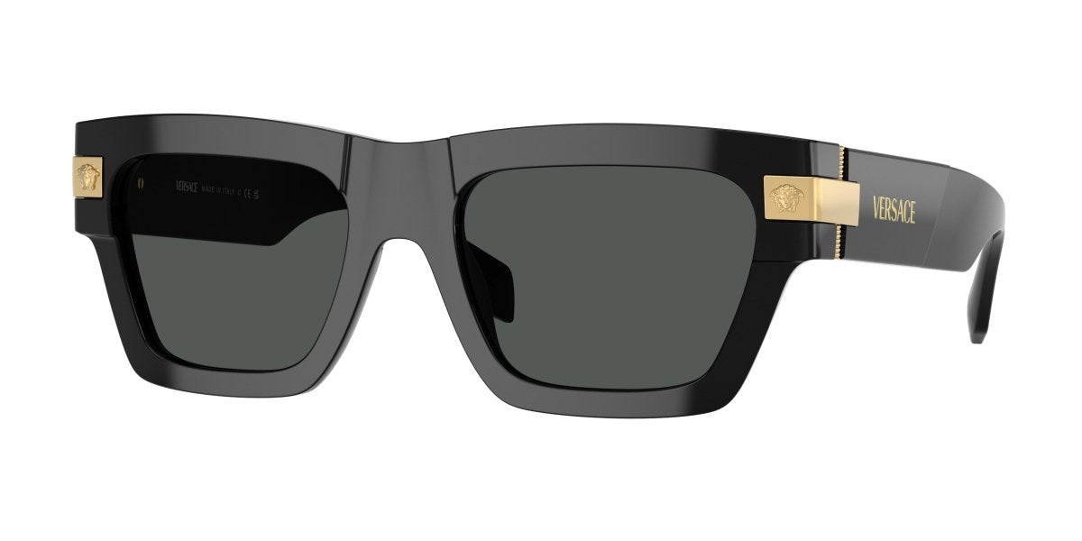 0VE4464 - Versace - (Black) Dark Grey - 52 - 20 - 145 MM - Ardor Eyewear 8056262017135