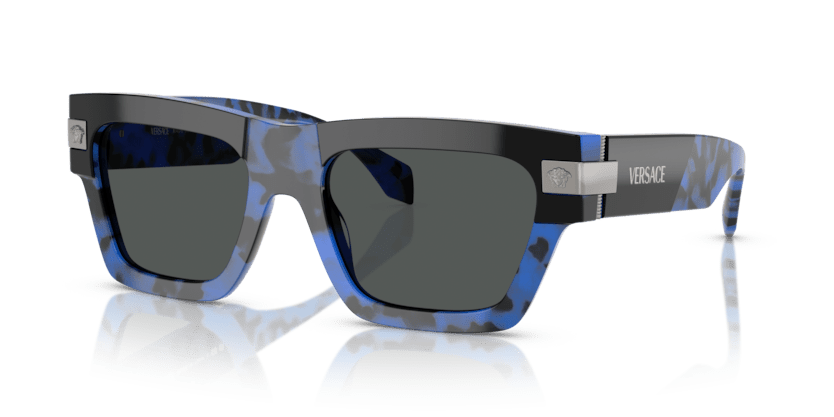 0VE4464 - Versace - (Havana Blue) Dark Grey - 52 - 20 - 145 MM - Ardor Eyewear 8056262017166