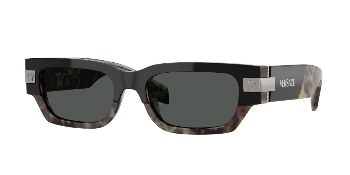 0VE4465 - Versace - (Havana) Dark Grey - 53 - 18 - 145 MM - Ardor Eyewear 8056262013977