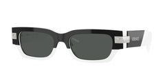 0VE4465 - Versace - (Top Black/White) Dark Grey - 53 - 18 - 145 MM - Ardor Eyewear 8056262013984