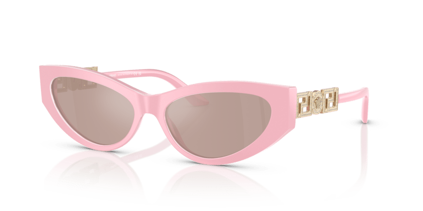 0VE4470B - Versace - (Perla Pastel Pink) Light Pink Mirror Silver - 56 - 16 - 140 MM - Ardor Eyewear 8056262019016