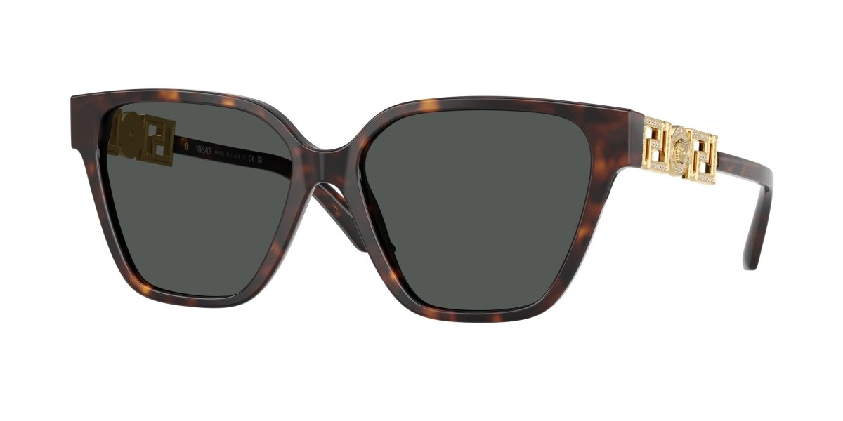 0VE4471B - Versace - (Havana) Dark Grey - 56 - 16 - 140 MM - Ardor Eyewear 8056262019047