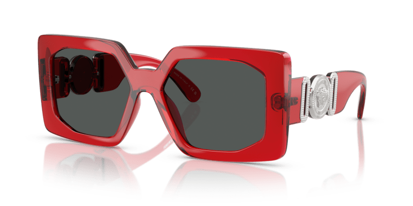 0VE4478U - Versace - (Red Transparent) Dark Grey - 55 - 17 - 140 MM - Ardor Eyewear 8056262221471