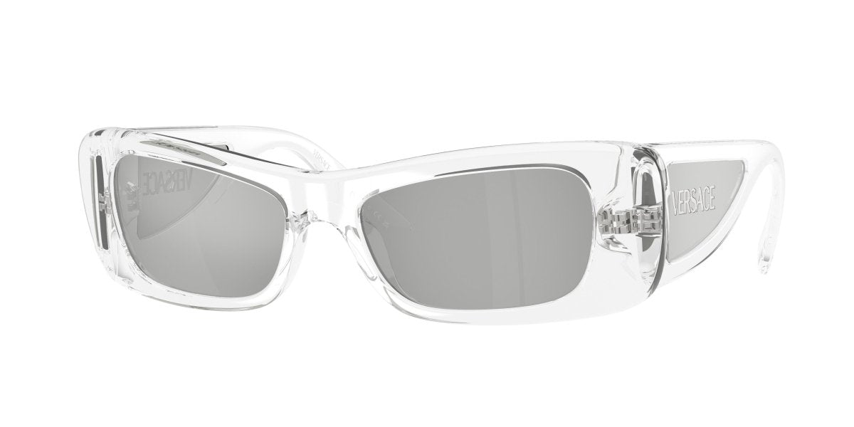 0VE4481 - Versace - (Crystal) Clear Mirror Silver 80 - 54 - 17 - 135 MM - Ardor Eyewear 8056262257326