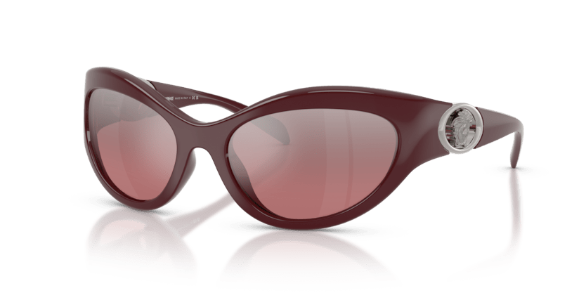 0VE4485 - Versace - (Burgundy) Pink Mirror Silver Gradient - 59 - 19 - 125 MM - Ardor Eyewear 8056262421789