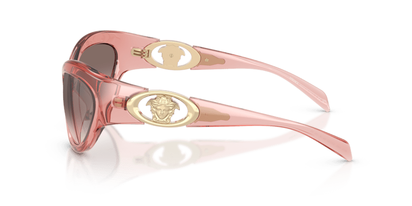 0VE4485 - Versace - (Transparent Pink) Light Brown Mirror Silver Grad - 59 - 19 - 125 MM - Ardor Eyewear 8056262421796