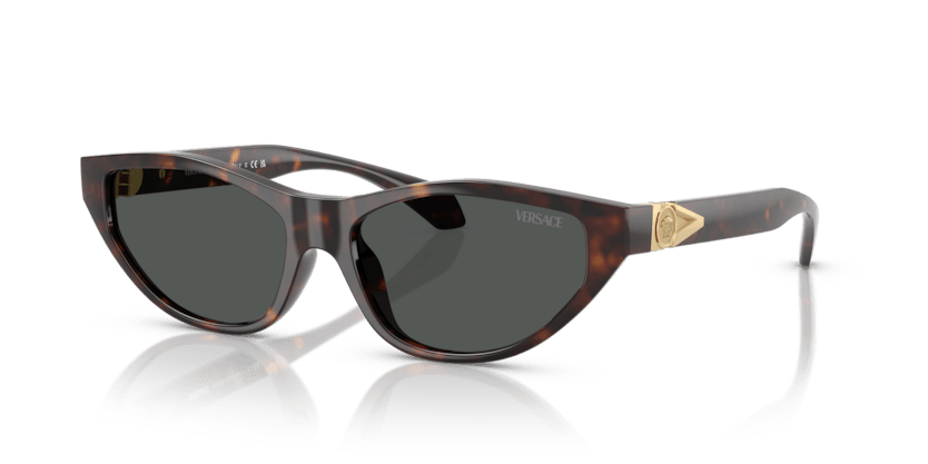 0VE4491U - Versace - (Havana) Dark Grey - 55 - 16 - 140 MM - Ardor Eyewear 8056262422557