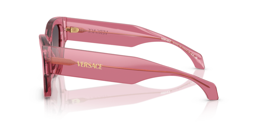 0VE4492U - Versace - (Transparent Pink) Pink Gradient Grey - 53 - 18 - 140 MM - Ardor Eyewear 8056262421741