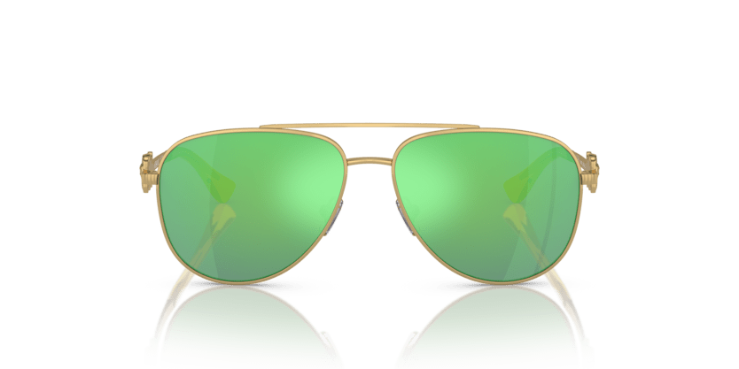 0VK2002 - Versace Kids - (Gold) Light Green Mirror Green - 52 - 13 - 130 MM - Ardor Eyewear 8056597813402