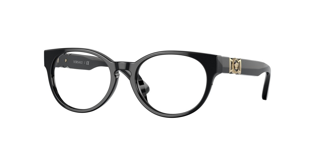 0VK3323U - Versace Kids - Black - (Black GB1) - 47 - 16 - 130 MM - Ardor Eyewear 8056597782630