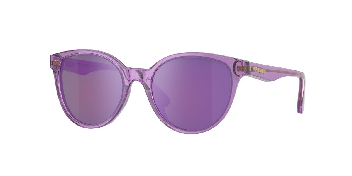 0VK4427U - Versace Kids - (Lilac Glitter) Grey Mirror Violet - 46 - 16 - 130 MM - Ardor Eyewear 8056597782999