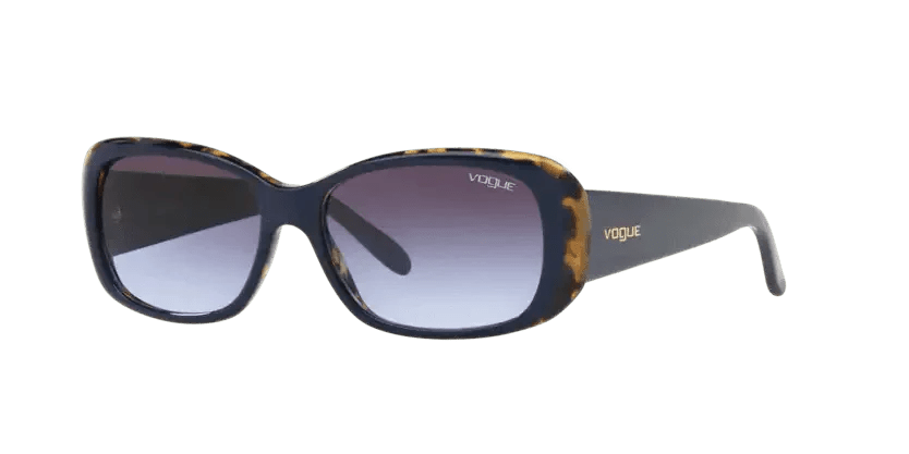 0VO2606S - Vogue - Frame: Blue - (Top Blue/Tortoise 26474Q) - Lens: Violet Gradient Dark Grey - 55 MM - Ardor Eyewear