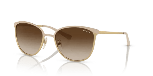 0VO4002S - Vogue - (Top Matte Beige/Brushed Gold) Brown Gradient - 55 - 18 - 135 MM - Ardor Eyewear 8053672537697