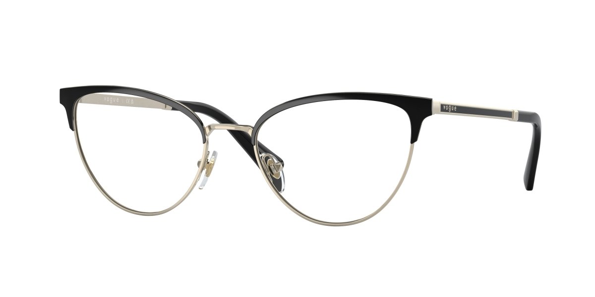 0VO4250 - Vogue - Black - (Top Black/Pale Gold 352) - 53 - 18 - 140 MM - Ardor Eyewear 8056597720274