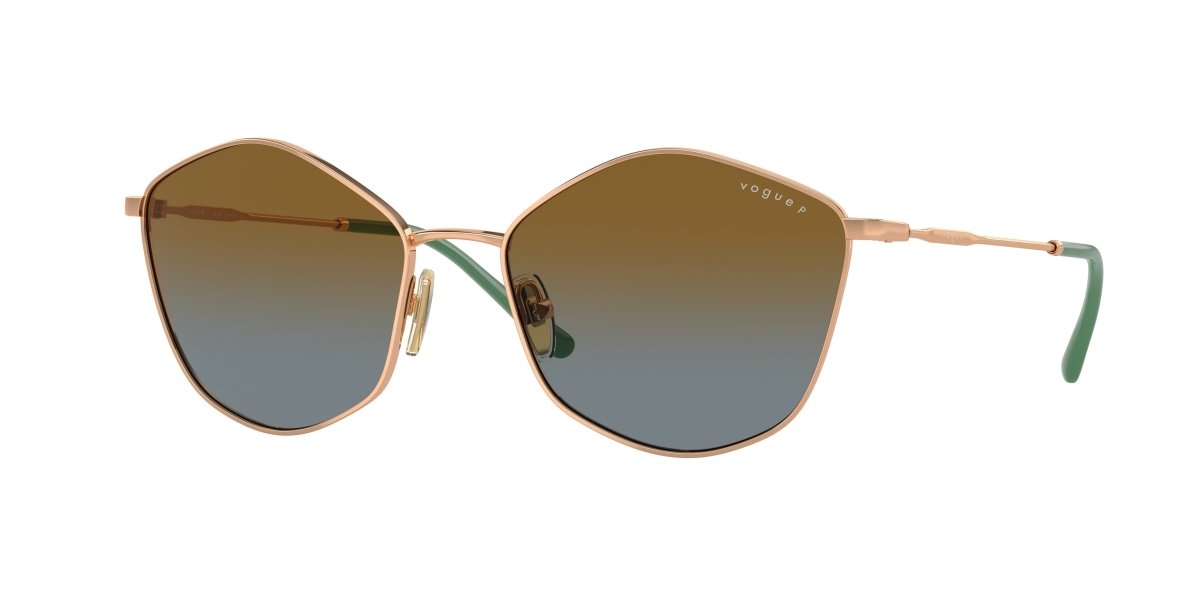 0VO4282S - Vogue - (Rose Gold) Blue Gradient Brown Polarized - 56 - 17 - 140 MM - Ardor Eyewear 8056597932806