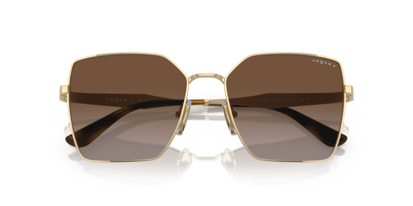 0VO4284S - Vogue - (Pale Gold) Gradient Brown Polar Polarized - 56 - 17 - 140 MM - Ardor Eyewear 8056597934213