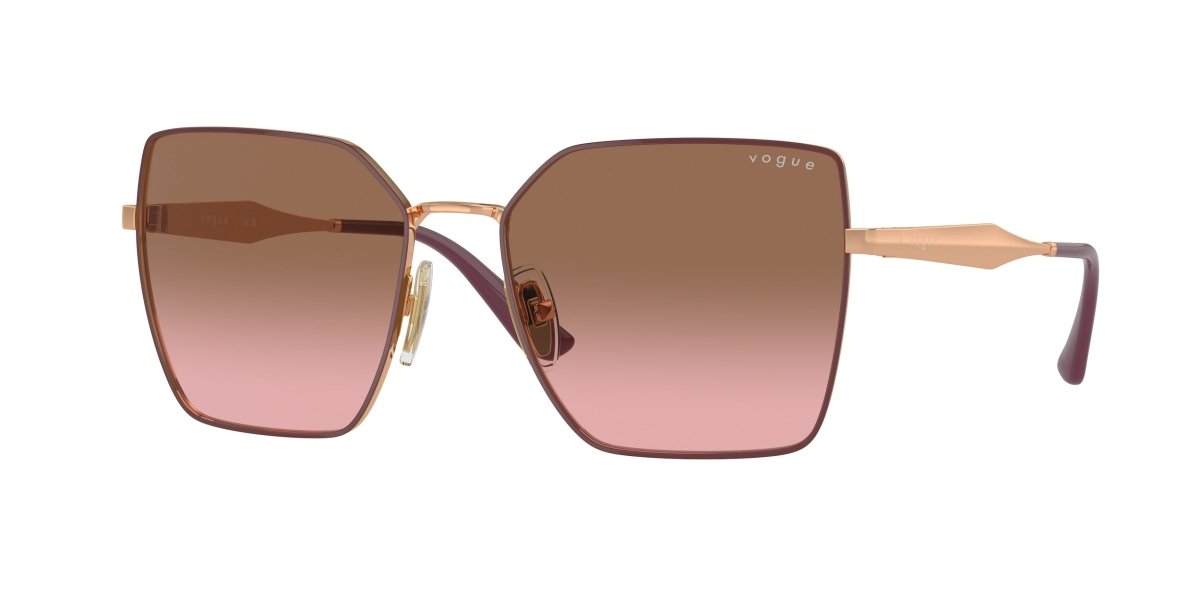 0VO4284S - Vogue - (Top Bordeaux/Rose Gold) Pink Gradient Brown - 56 - 17 - 140 MM - Ardor Eyewear 8056597934190