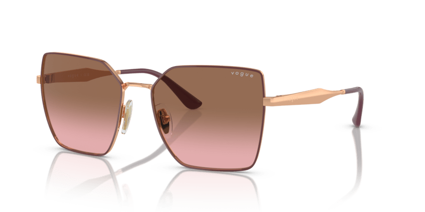 0VO4284S - Vogue - (Top Bordeaux/Rose Gold) Pink Gradient Brown - 56 - 17 - 140 MM - Ardor Eyewear 8056597934190