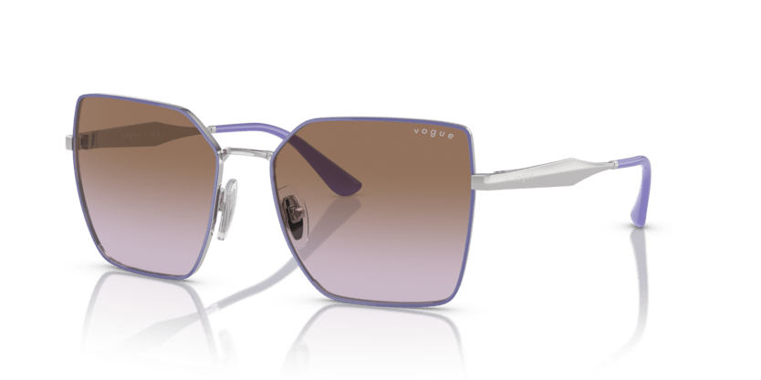 0VO4284S - Vogue - (Top Wisteria/Silver) Violet Gradient Brown - 56 - 17 - 140 MM - Ardor Eyewear 8056597934206