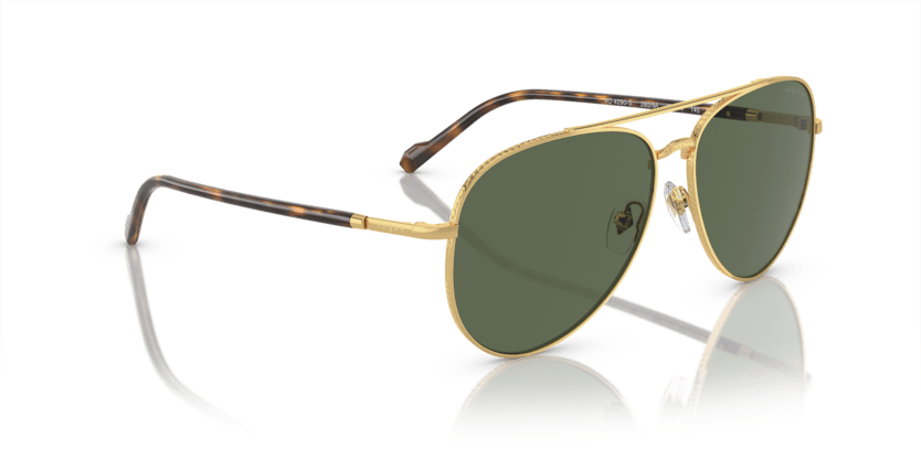 0VO4290S - Vogue - (Gold) Dark Green Polarized - 60 - 14 - 145 MM - Ardor Eyewear 8056597933261