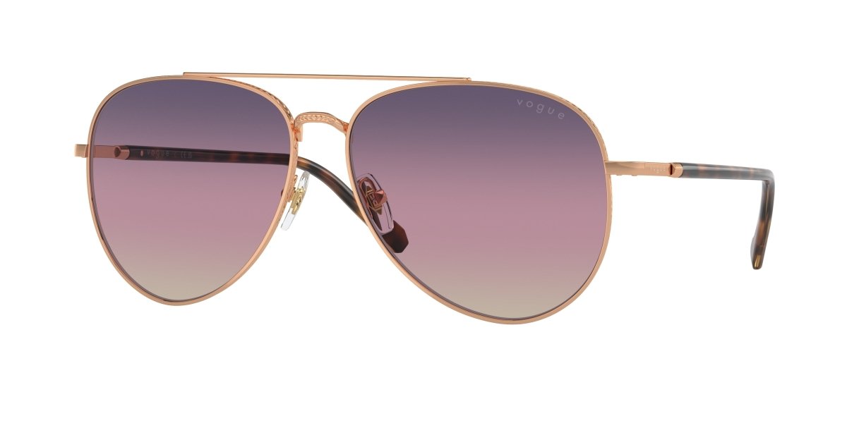 0VO4290S - Vogue - (Rose Gold) Trigradient Brown/Violet/Blue - 60 - 14 - 145 MM - Ardor Eyewear 8056597933292