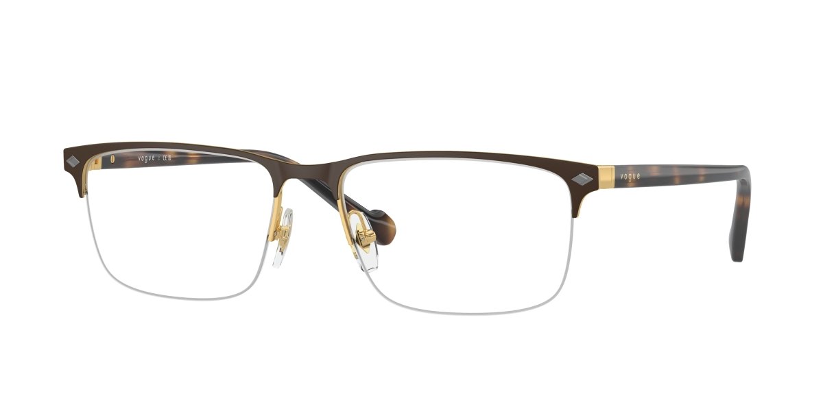 0VO4292 - Vogue - Brown - (Top Matte Brown/Gold 5190S) - 54 - 17 - 145 MM - Ardor Eyewear 8056597928229