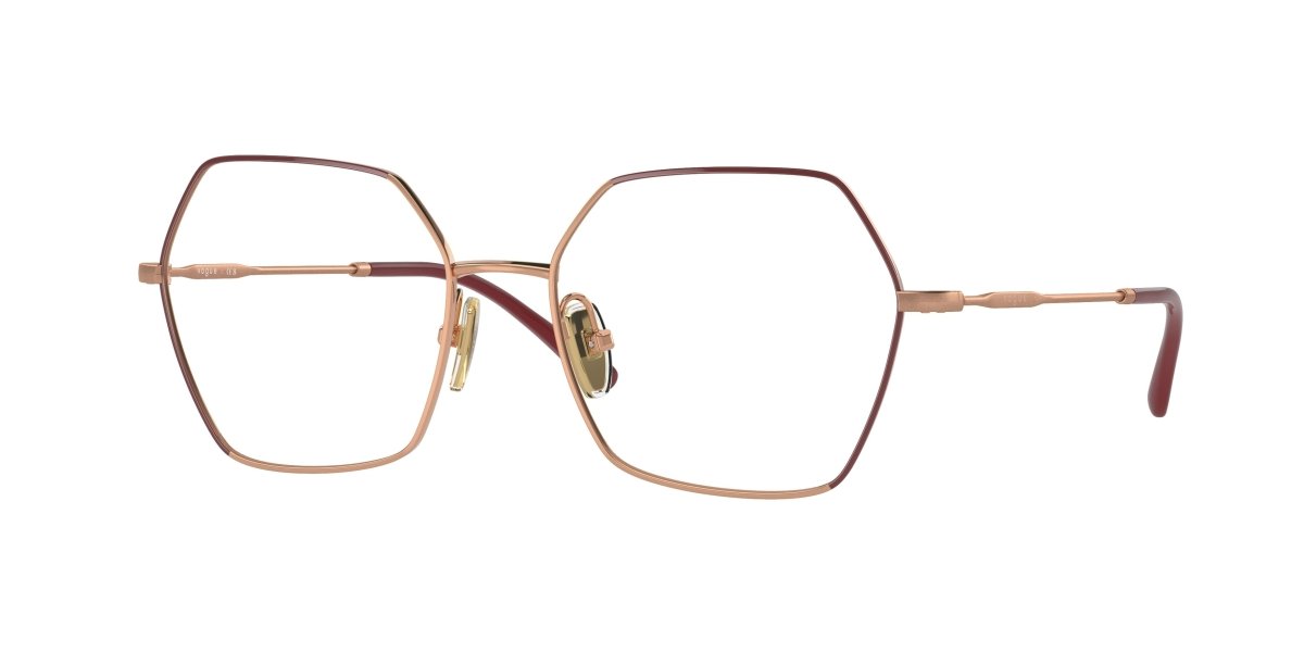 0VO4297T - Vogue - Red - (Top Bordeaux/Rose Gold 5194) - 53 - 17 - 140 MM - Ardor Eyewear 8056597934558