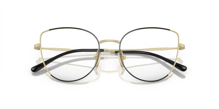 0VO4298T - Vogue - Black - (Top Black/Light Gold 5195) - 53 - 18 - 140 MM - Ardor Eyewear 8056597934619