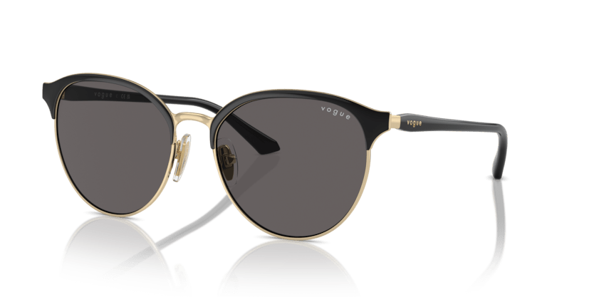 0VO4303S - Vogue - (Top Black/Pale Gold) Black Smoke - 56 - 17 - 140 MM - Ardor Eyewear 8056262018422