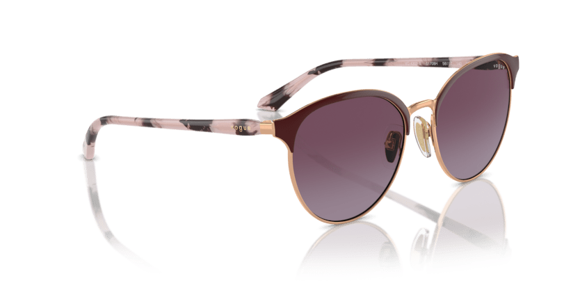 0VO4303S - Vogue - (Top Bordeaux/Rose Gold) Violet Gradient - 56 - 17 - 140 MM - Ardor Eyewear 8056262018446