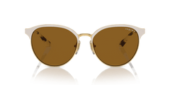 0VO4303S - Vogue - (Top Matt Beige/Gold) Dark Brown Polarized - 56 - 17 - 140 MM - Ardor Eyewear 8056262038420