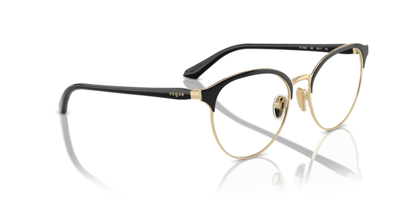 0VO4305 - Vogue - Black - (Top Black/Pale Gold 352) - 51 - 17 - 140 MM - Ardor Eyewear 8056262018347