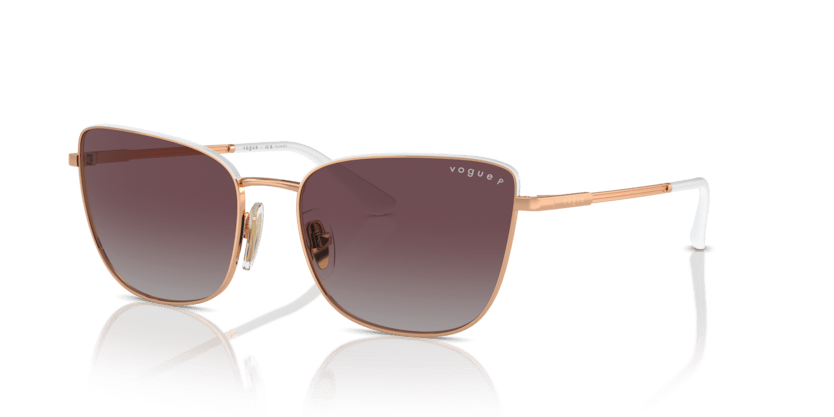 0VO4308S - Vogue - (Rose Gold/Top White) Grey Gradient Violet Polarized - 56 - 17 - 140 MM - Ardor Eyewear 8056262005972