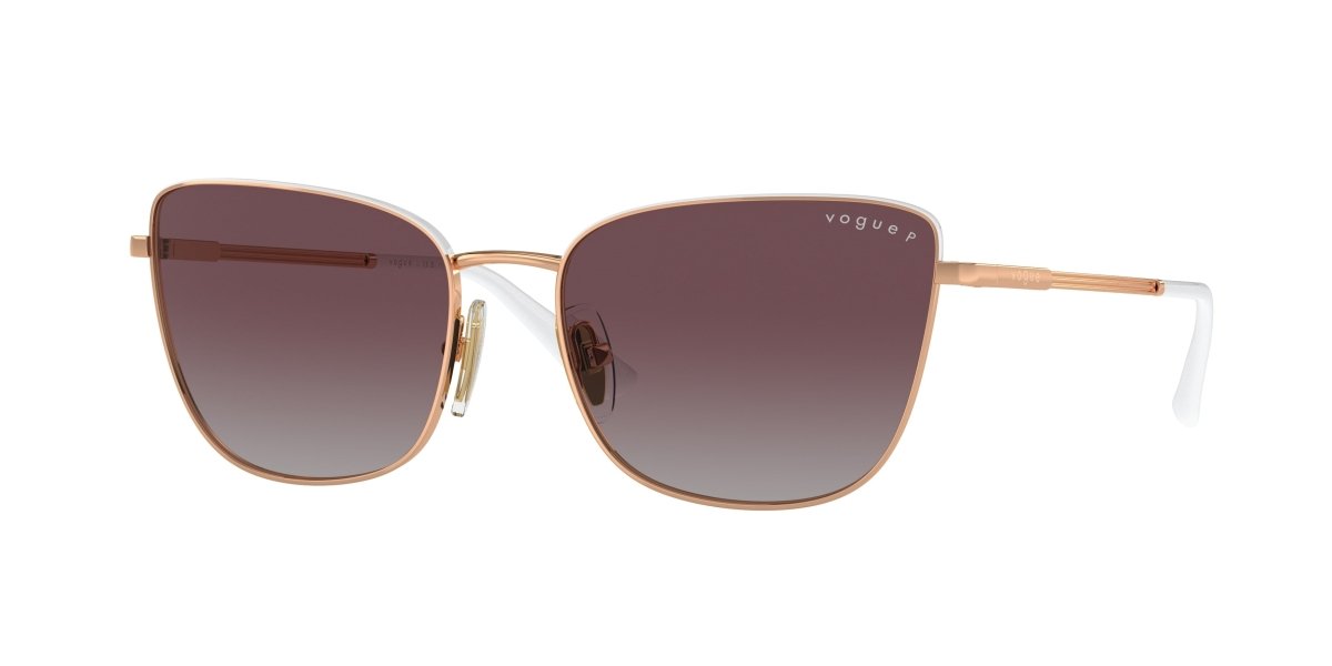 0VO4308S - Vogue - (Rose Gold/Top White) Grey Gradient Violet Polarized - 56 - 17 - 140 MM - Ardor Eyewear 8056262005972