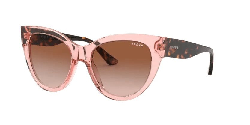 0VO5339S - Vogue - (Transparent Pink) Brown Gradient - 52 - 18 - 140 MM - Ardor Eyewear 8056597215947