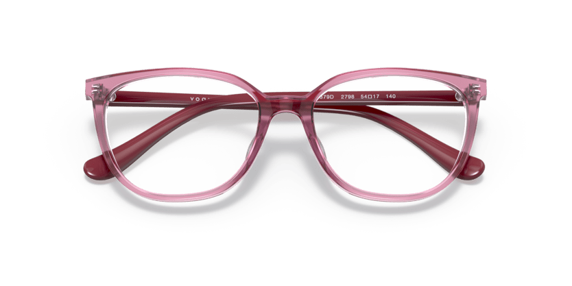 0VO5379D - Vogue - Red - (Cherry Transparent 2798) - 54 - 17 - 140 MM - Ardor Eyewear 8056597389761