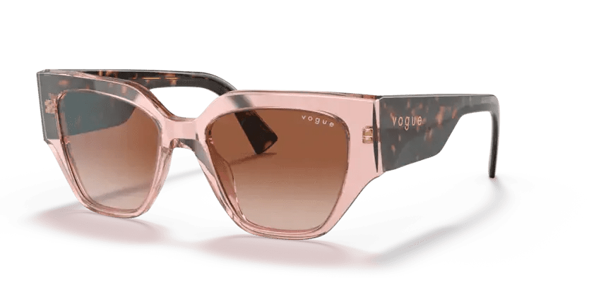 0VO5409S - Vogue - (Transparent Pink) Brown Gradient - 52 - 18 - 140 MM - Ardor Eyewear 8056597519465