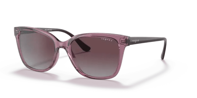 0VO5426S - Vogue - (Transparent Purple) Polar Grey Gradient Dark Violet Polarized - 54 - 18 - 140 MM - Ardor Eyewear 8056597603942