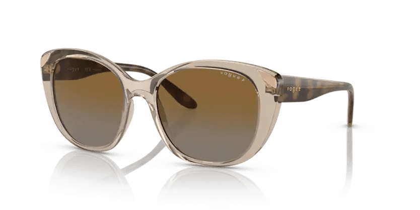 0VO5457S - Vogue - (Transparent Caramel) Polar Brown Gradient Polarized - 53 - 17 - 135 MM - Ardor Eyewear 8056597738149