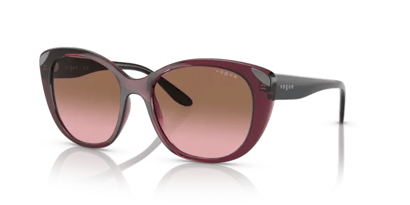 0VO5457S - Vogue - (Transparent Cherry) Pink Gradient Brown - 53 - 17 - 135 MM - Ardor Eyewear 8056597738156