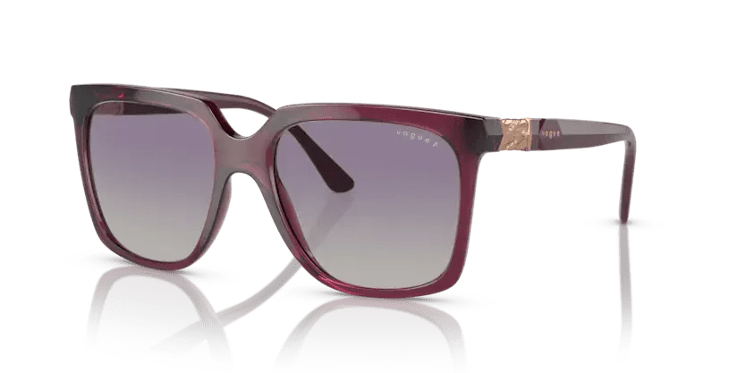 0VO5476SB - Vogue - (Transparent Cherry) Polar Grey Gradient Violet Polarized - 54 - 17 - 140 MM - Ardor Eyewear 8056597815000