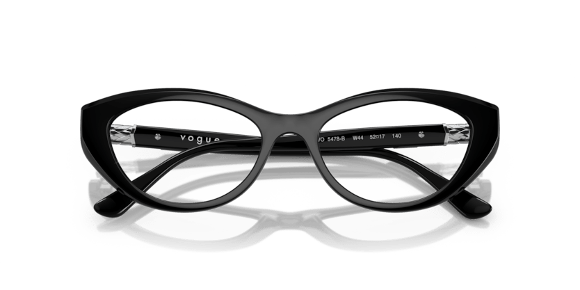 0VO5478B - Vogue - Black - (Black W44) - 52 - 17 - 140 MM - Ardor Eyewear 8056597815338