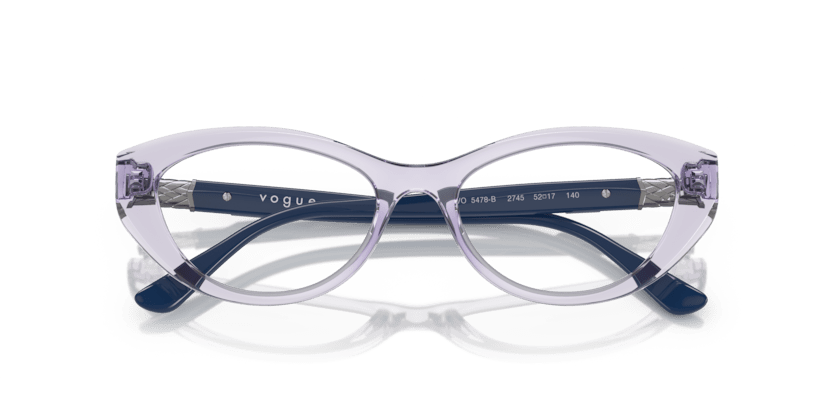 0VO5478B - Vogue - Violet - (Transparent Violet 2745) - 50 - 17 - 140 MM - Ardor Eyewear 8056597815260