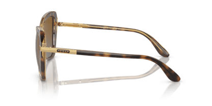 (Striped Dark Havana) Grey Gradient Brown Polarized -  8056597815093