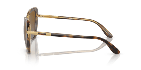 (Striped Dark Havana) Grey Gradient Brown Polarized -  8056597815093