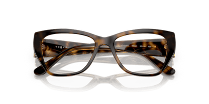 Dark Havana - 0VO5483 8056597813716 Vogue Eyeglasses Woman Butterfly